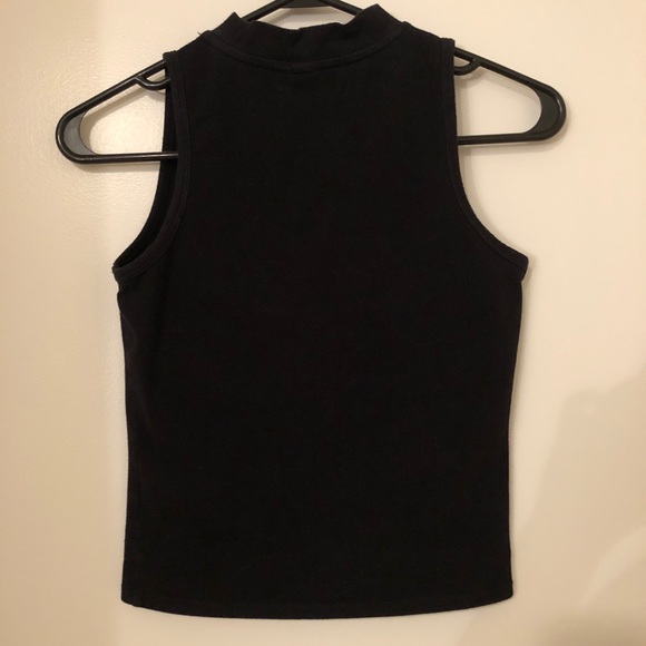 TWIK Black Sleeveless Mock Neck - Picture 4 of 6